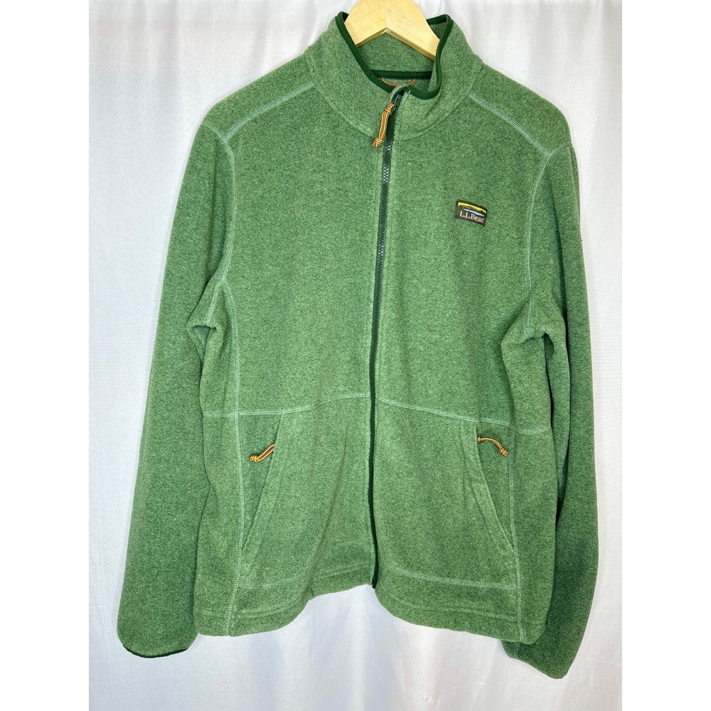 LL Bean Men's Mountain Classic Full Zip Fleece LARGE Gorpcore Outdoor Nature